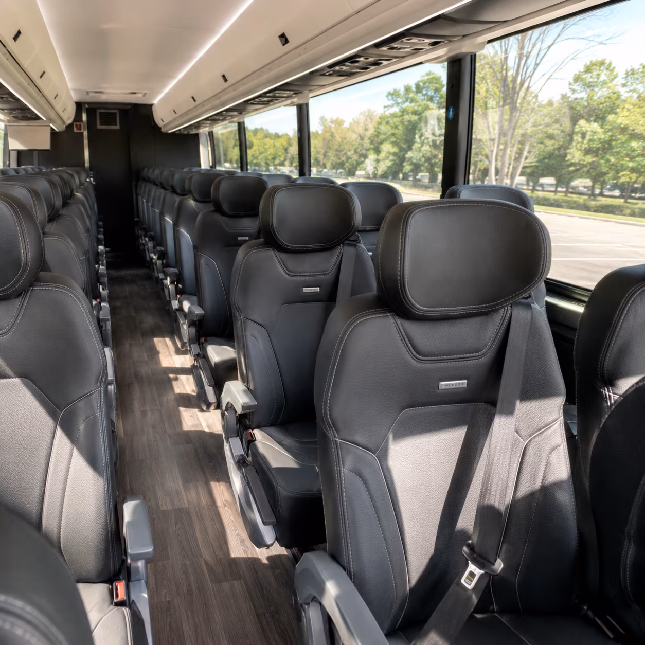 menifee charter bus inside